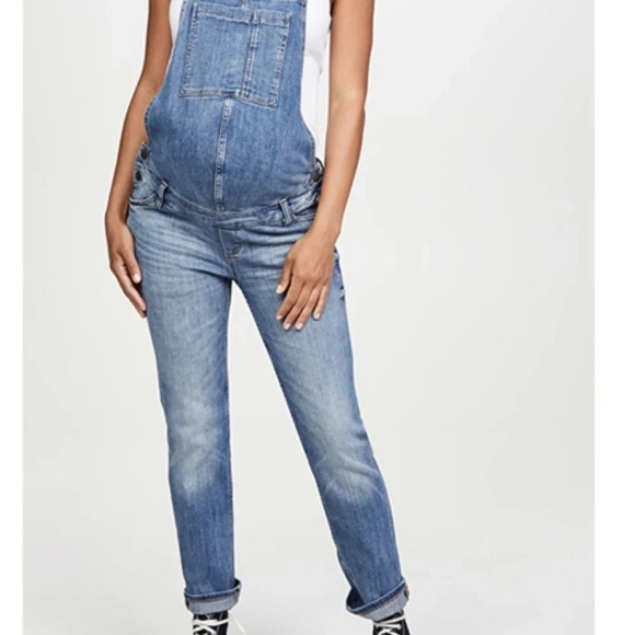 DL1961 Mara Straight Ankle Maternity Overalls - Picture 3 of 8